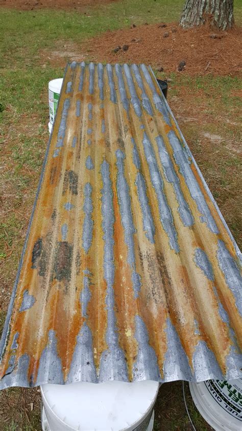 aging galvanized sheet metal|turning galvanized metal into old.